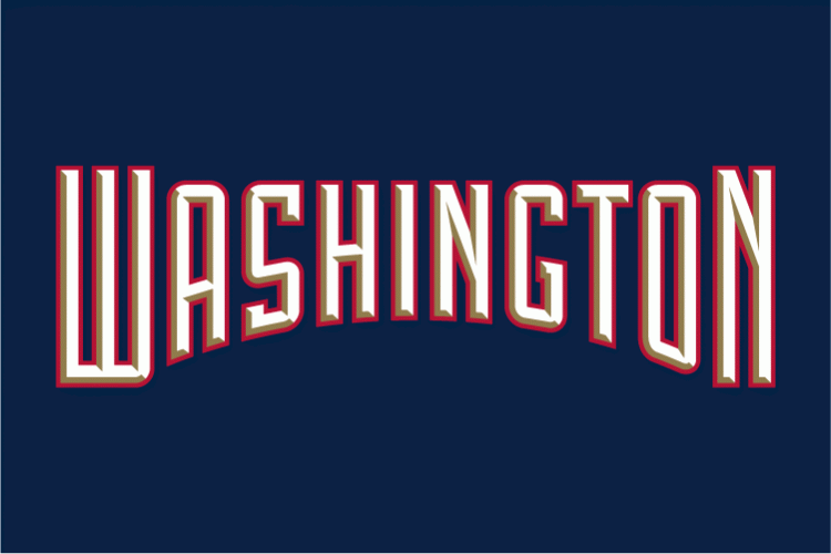 Washington Nationals 2005-2008 Wordmark Logo DIY iron on transfer (heat transfer)